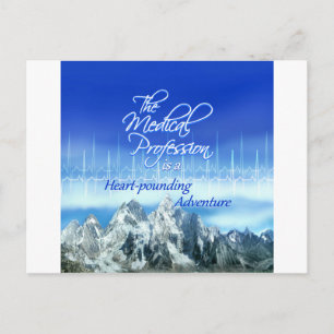 Sjukvårdsyrket är ett Äventyr_Heartslag & Mou Vykort