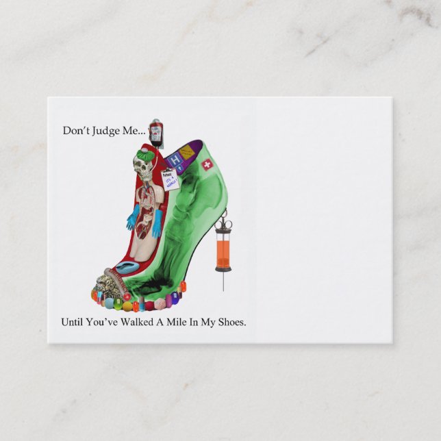 Sjukvårdvisitkort Visitkort (Framsida)