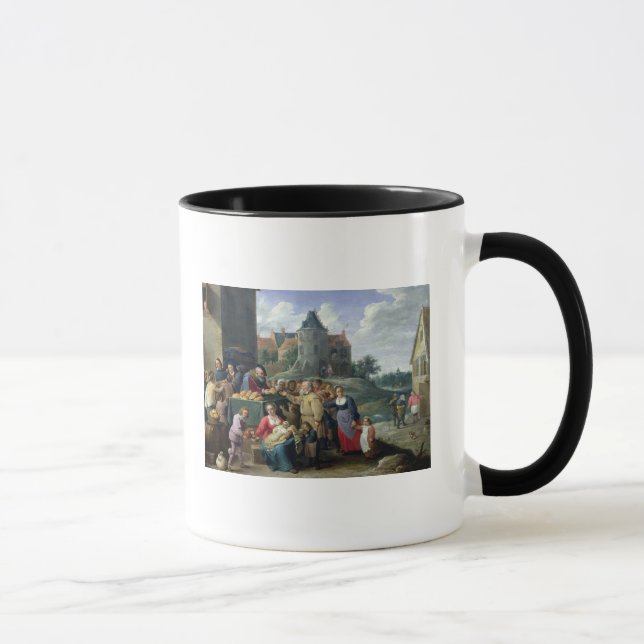 Sjuna agerar av förskoning mugg (Höger)