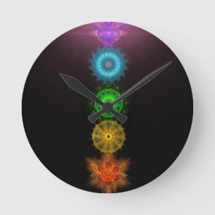 Sjuna Chakras Rund Klocka