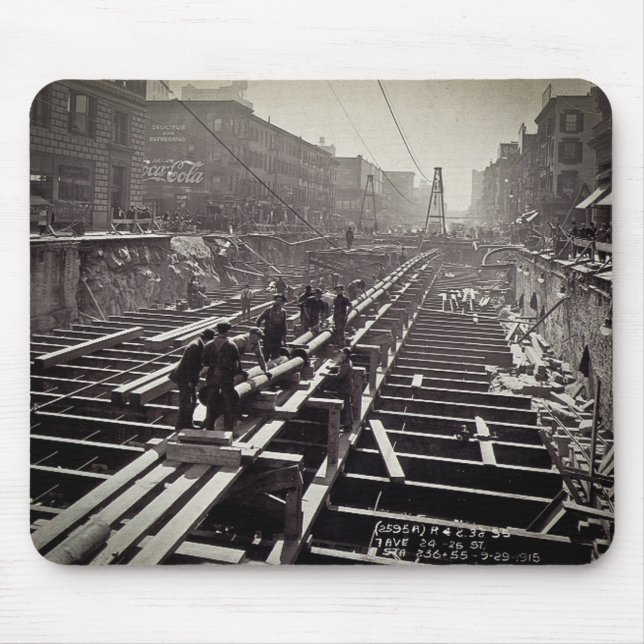 Sjunde aveny och 24-25th gatatunnelbanan musmatta (Framsidan)