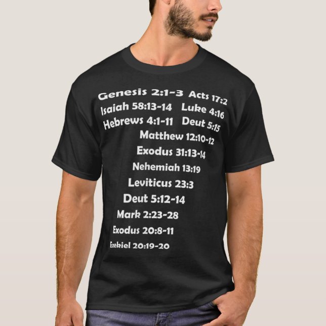 Sjunde dagen Adventist Sabbath SDA 7 T Shirt (Framsida)