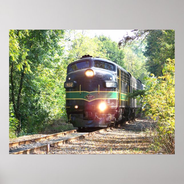 Sjunde Diesel Locomotive 902 Linjer Poster (Framsidan)