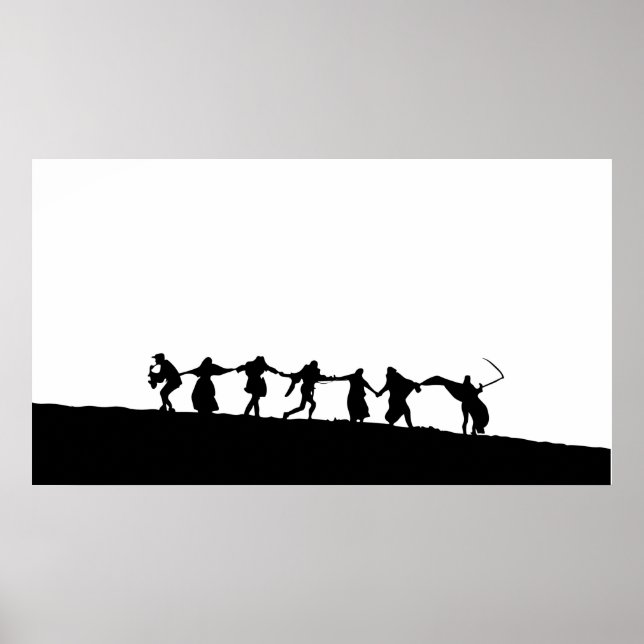 Sjunde förseglingen Poster (Framsidan)