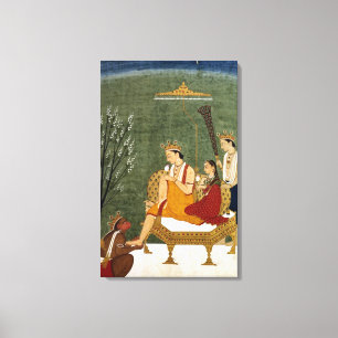 Sjunde Incarnation av Vishnu som Rama-Chandra Canvastryck