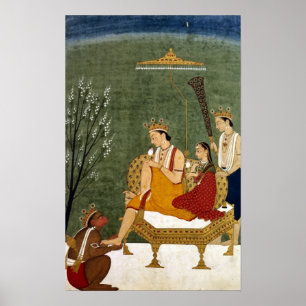 Sjunde Incarnation av Vishnu som Rama-Chandra Poster