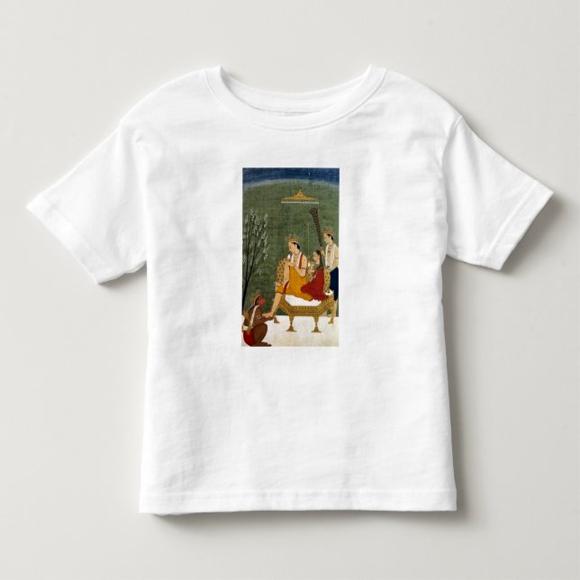 Sjunde Incarnation av Vishnu som Rama-Chandra T-shirt (Framsida)