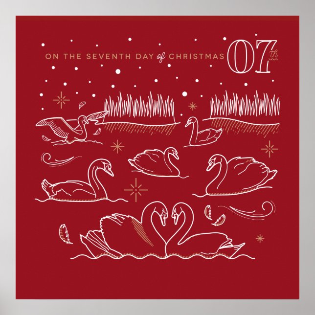 Sjunde juldagen Poster 24 x 24 (Framsidan)