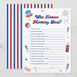 Sjunde juli baby shower - vem vet mest om mamma-sp inbjudningar