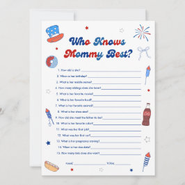Sjunde juli baby shower - vem vet mest om mamma-sp inbjudningar