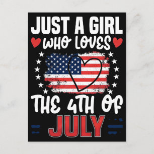 Sjunde juli självständighetsdagen amerika est 1776 helg vykort