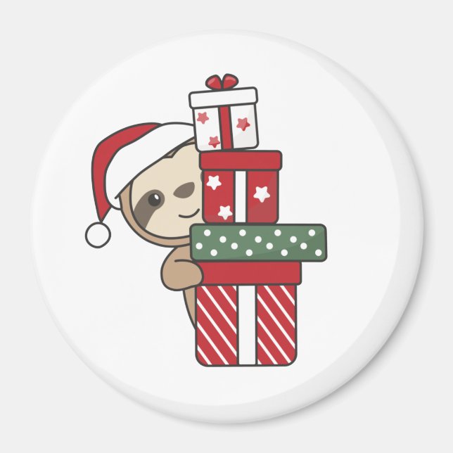 Sjunde julklapp - vinterslok magnet (Framsidan)