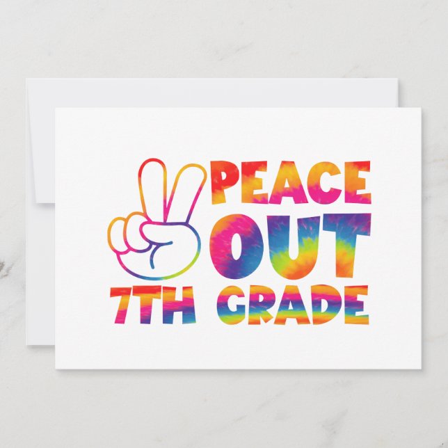 Sjunde Klass-tie-färgen förra dagen 7:e Klass Meddelande (Framsida)