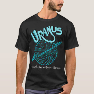 Sjunde planeten från sol, uranus t shirt