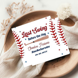 Sjunde sessionen före Baseball Bachelorette i ring Pappersservett