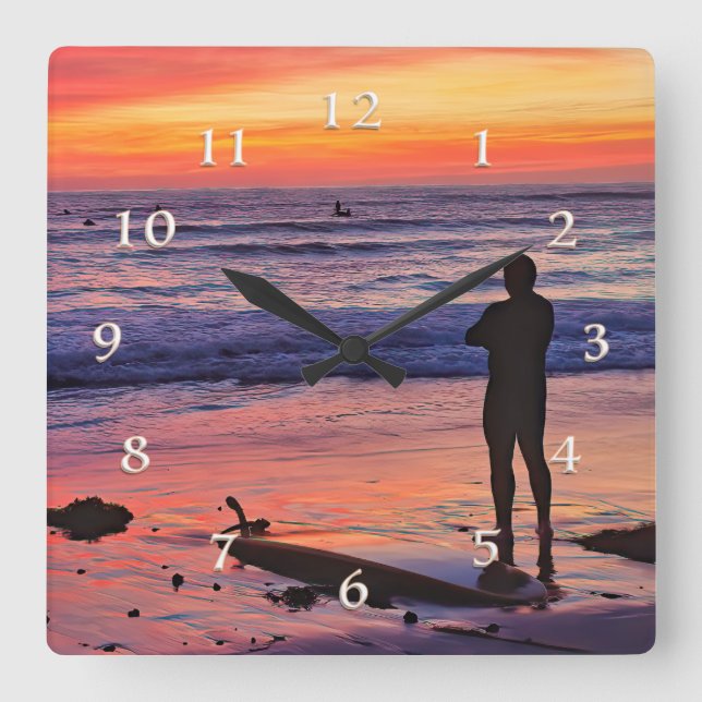 SJUNDE VÅRET FYRKANTIG KLOCKA (Framsida)