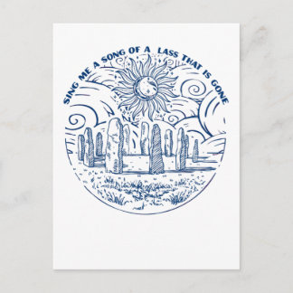 Sjung en sång för mig vykort