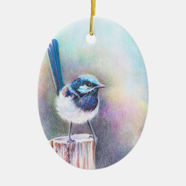 Sjung i nydagen - julgransprydnad keramik (Framsidan)