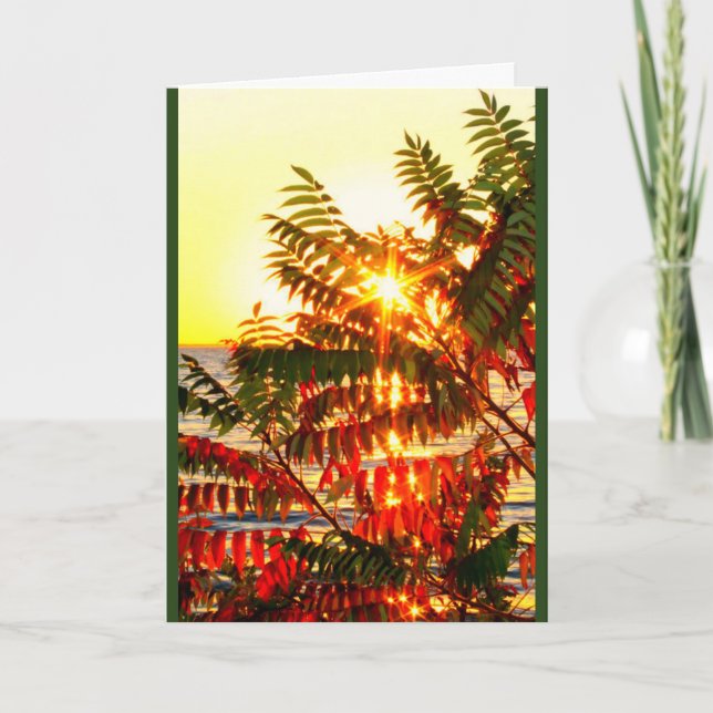 Sjung varmt Önskemål på din väg! Helgkort (Framsida)