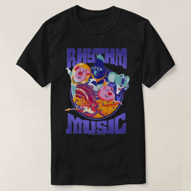 Sjunga 2-rytm och musikgrupp Poster Premium  T Shirt (Design framsida)