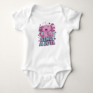 Sjunga a lotl Singing Axolotl T Shirt