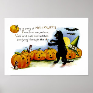 Sjunga a Sång i Halloween Poster