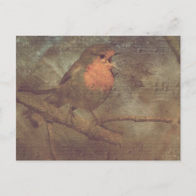 SJUNGA A SÅNG VYKORT (Framsida)