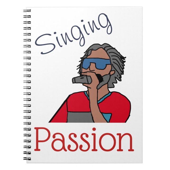 Sjunga Anteckningsbok (Framsidan)