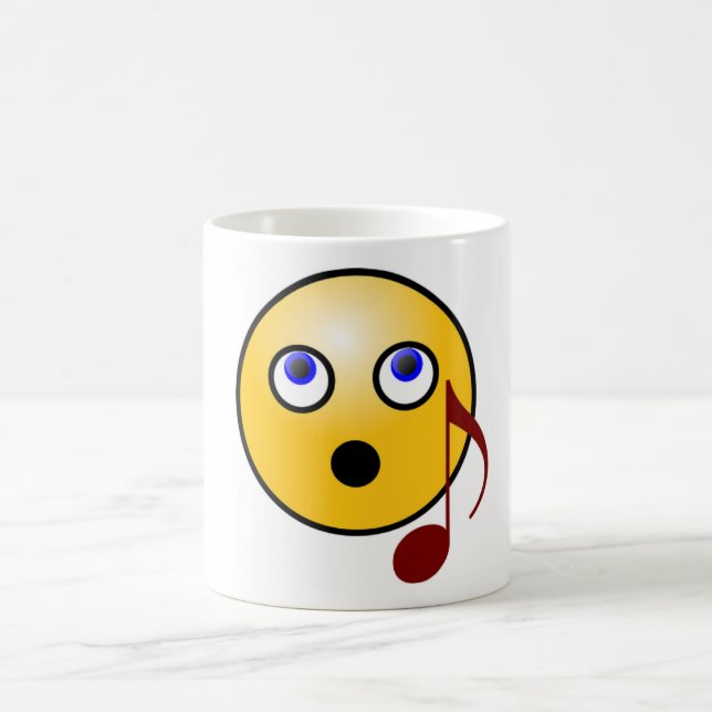 Sjunga den Emoji muggen Kaffemugg (Center)