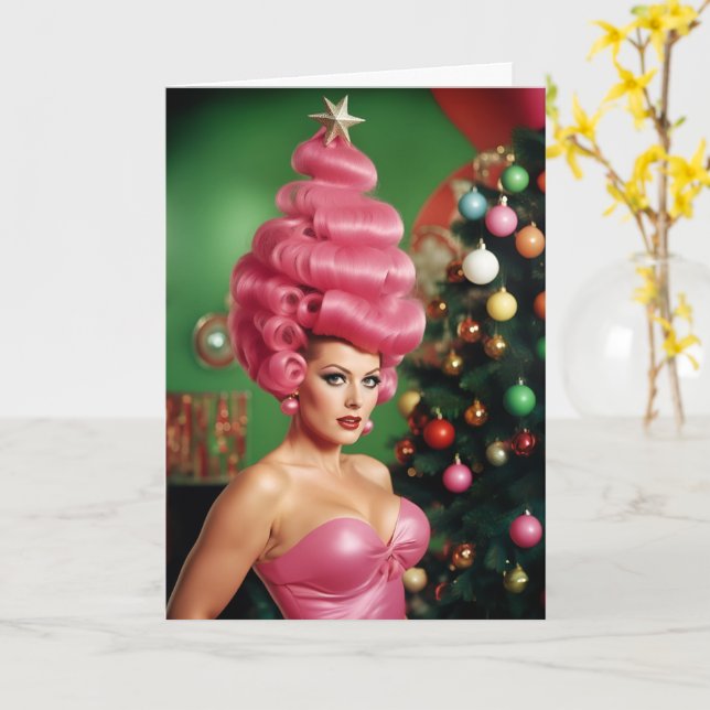 Sjunga den i Julafton Kort (Gul blomma)