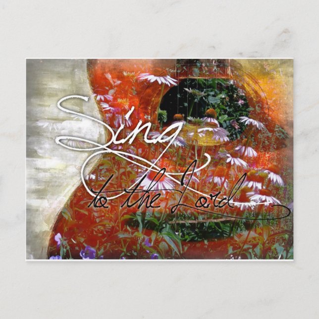 sjunga för Herren Vykort (Framsida)