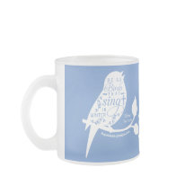 Sjunga för kristna citattfåglar