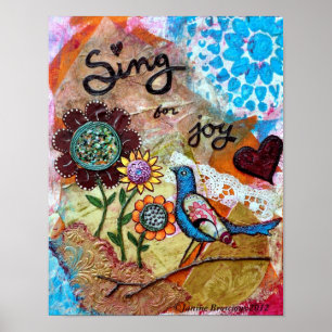 Sjunga för Poster av Joy Art