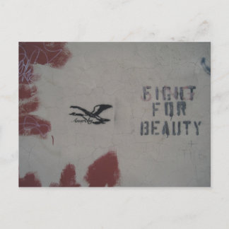 Sjunga för skönhet vykort