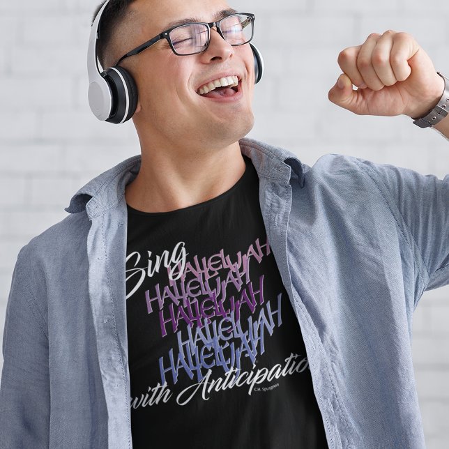 SJUNGA HALLELUJAH MED ANTICIPATIV KOR LIV T SHIRT (Skapare uppladdad)