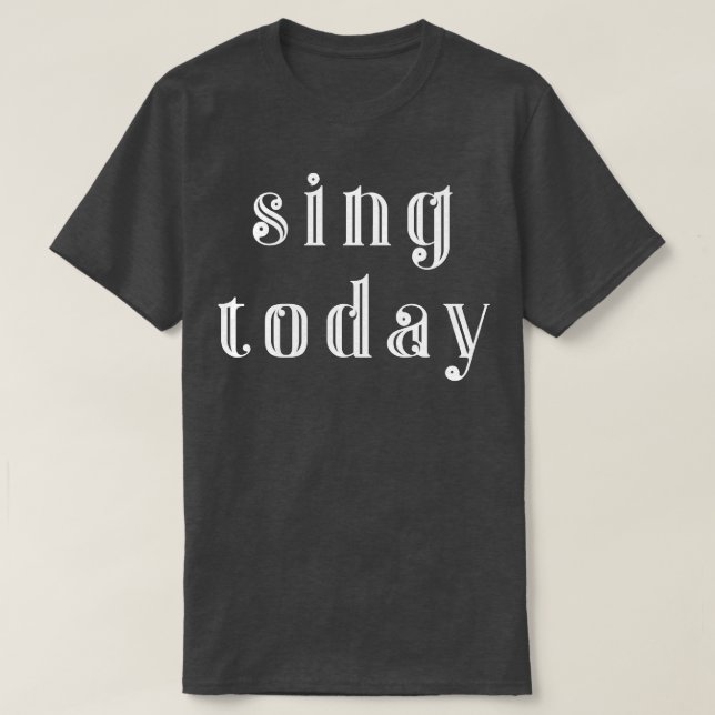 Sjunga i dag 2 t shirt (Design framsida)