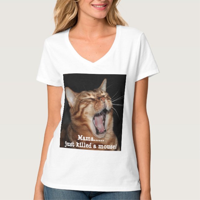 Sjunga kvinnan för parodi för sång för Bengal T Shirt (Framsida)