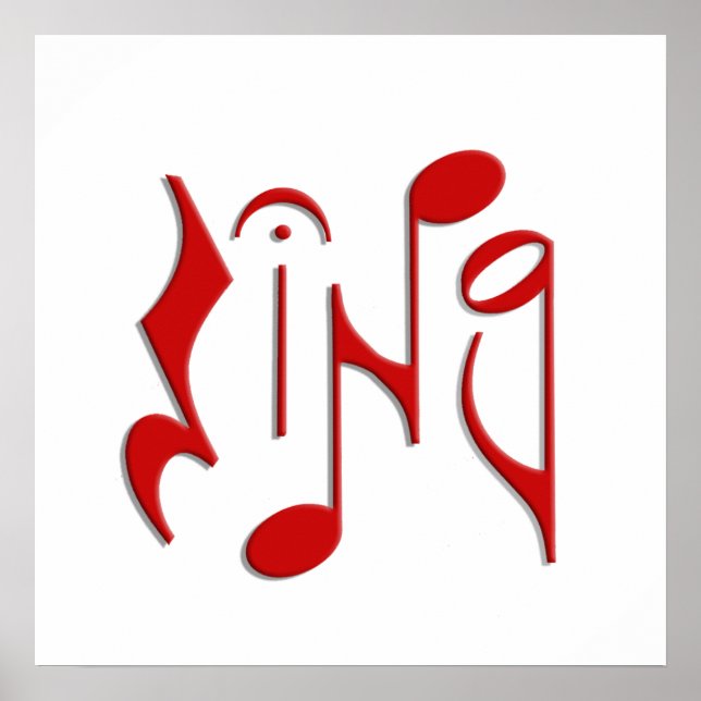 sjunga poster (Framsidan)