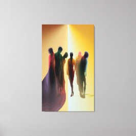 Sjunga skuggor: en själslig Firande Canvastryck