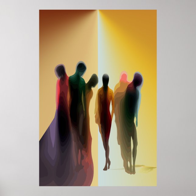 Sjunga skuggor: en själslig Firande Poster (Framsidan)