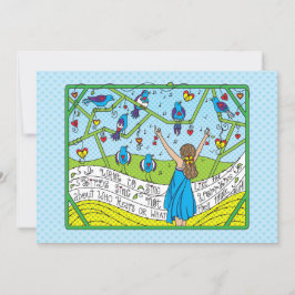 Sjunga som Birds Sjunga_Flat Card 7" x 5"