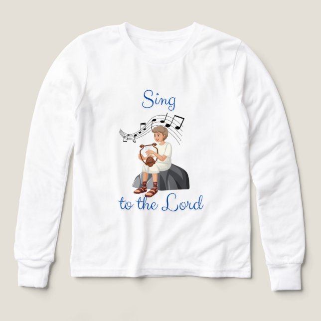 Sjunga till Herren T Shirt (Design framsida)