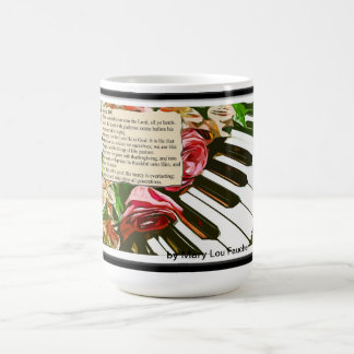 Sjunga till lorden kaffemugg