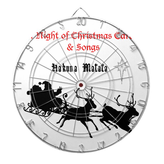 Sjunga vid jul - Sång och festglädjen Darttavla (Framsidan)