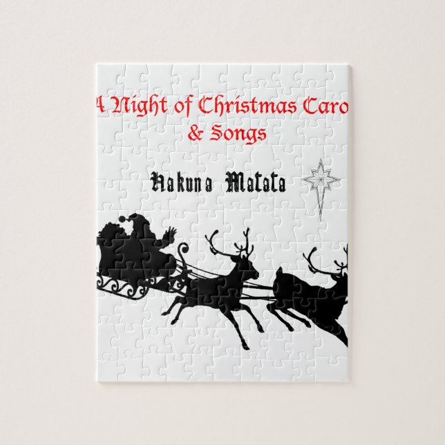 Sjunga vid jul - Sång och festglädjen Pussel (Vertikal)