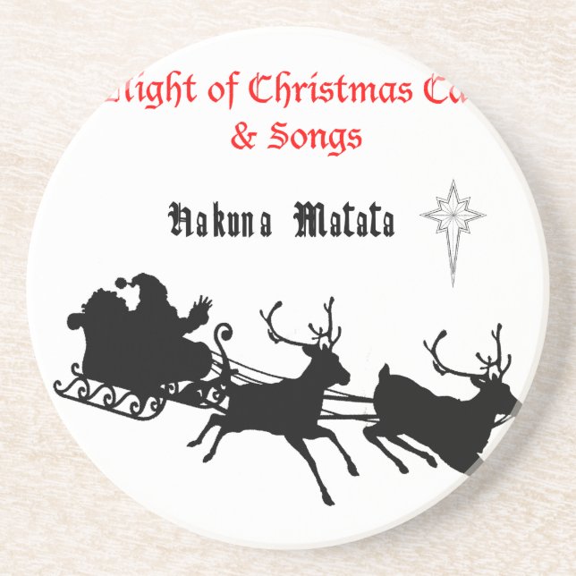 Sjunga vid jul - Sång och festglädjen Underlägg Sandsten (Framsidan)