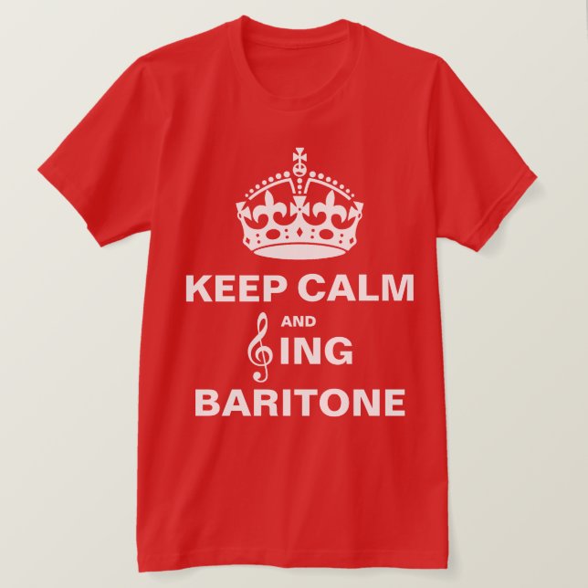 Sjungabaryton T-shirt (Design framsida)
