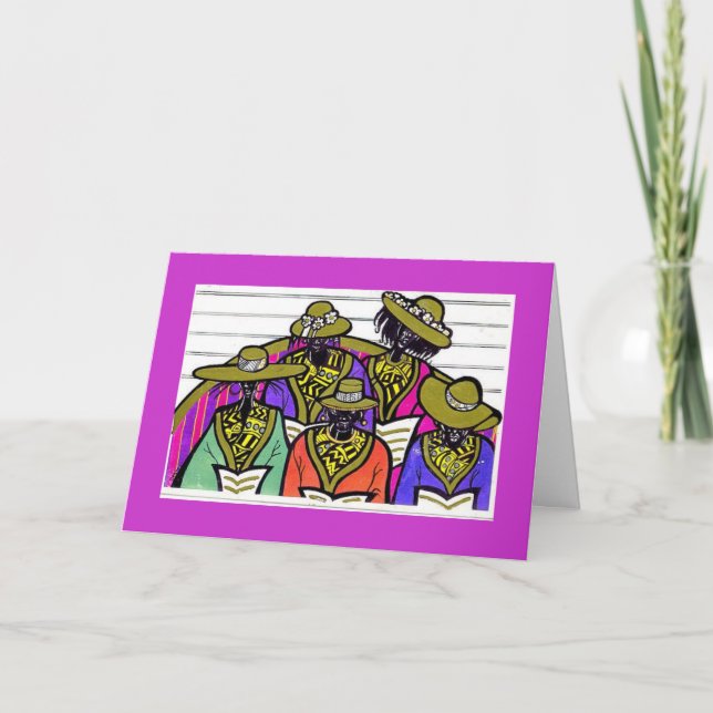 SJUNGAKÖRSJUNGA HELGKORT (Framsida)