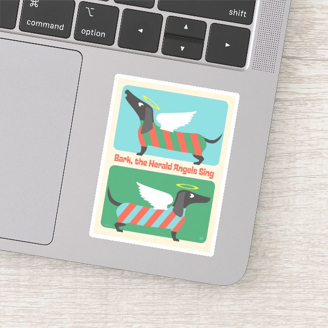Sjungan Herald Änglar Klistermärken (Detalj)