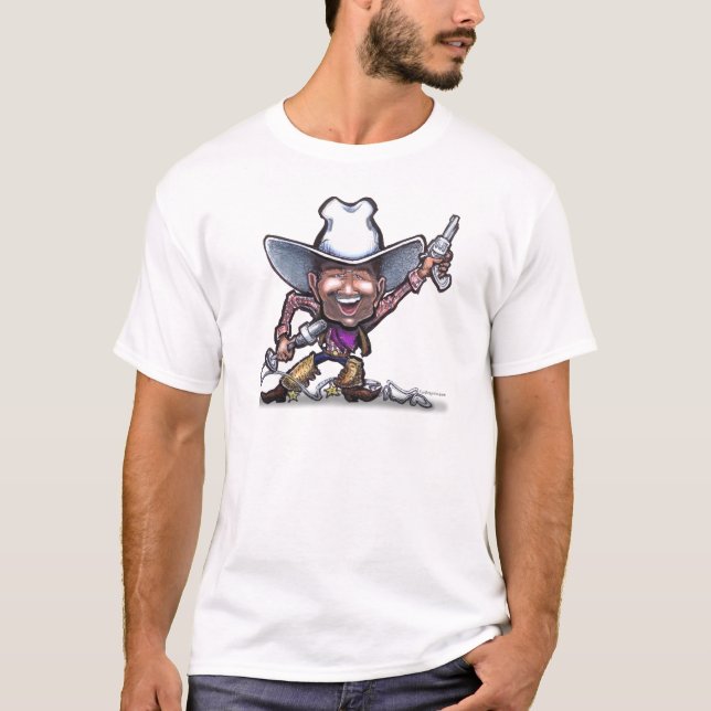 Sjungande Cowboy Tee (Framsida)